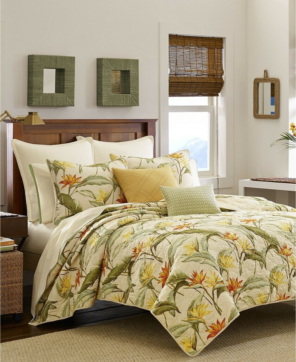 Tommy Bahama Home Birds of Paradise 100% Cotton Pillow Sham - STANDARD - Multi