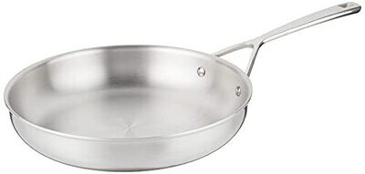 ZWILLING Aurora J.a. Henckels Fry Pan, 11", Silver, Inch, Stainless Steel