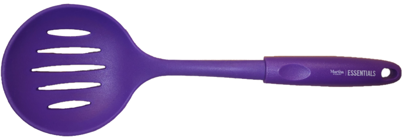 Martha Stewart Purple Heat Resistant Silicone Skimmer 13&quot;