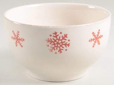 Euro Ceramica Birchwood Holiday Soup Cereal Bowl