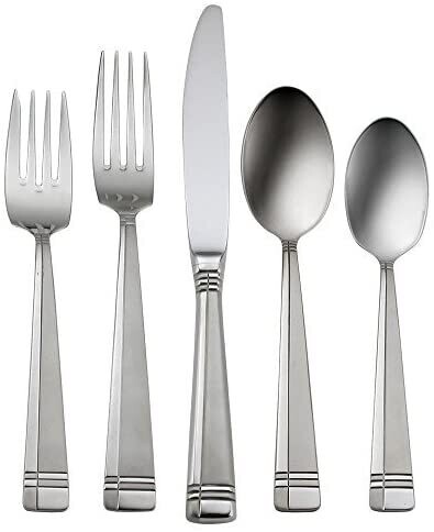 ONEIDA Flatware Amsterdam 5 PC Set 18/10 Stainless Steel