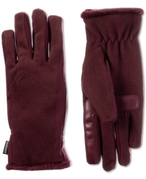 Isotoner Signature Women's SmartDRI Stretch Fleece Touchscreen Gloves