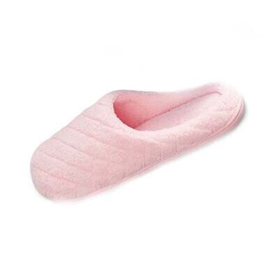 Charter Club Microterry Clog Slippers with Memory Foam, Pink - (XL)