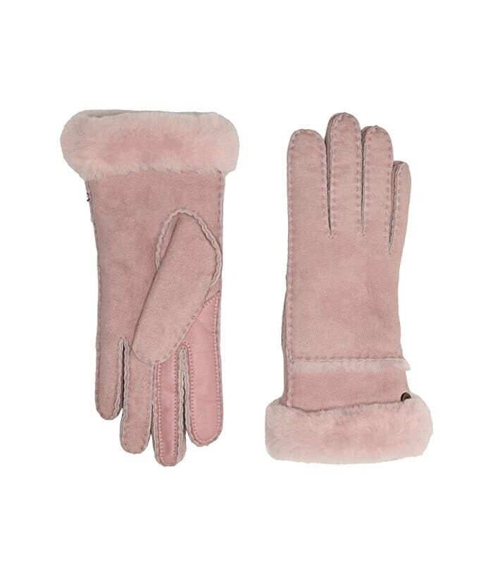 UGG Knit Logo Strap Glove　ピンク UGG Knit Logo Strap Glove ピンク UGG Knit Logo Strap Glove ピンク