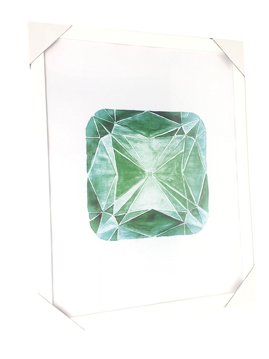 Celebrate Shop Framed Gem Print (Emerald)