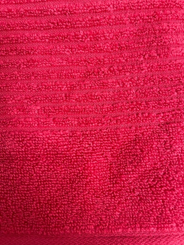 Martha Stewart Collection 13&quot; X 13&quot; Quick Dry Reversible Wash Towel, Red