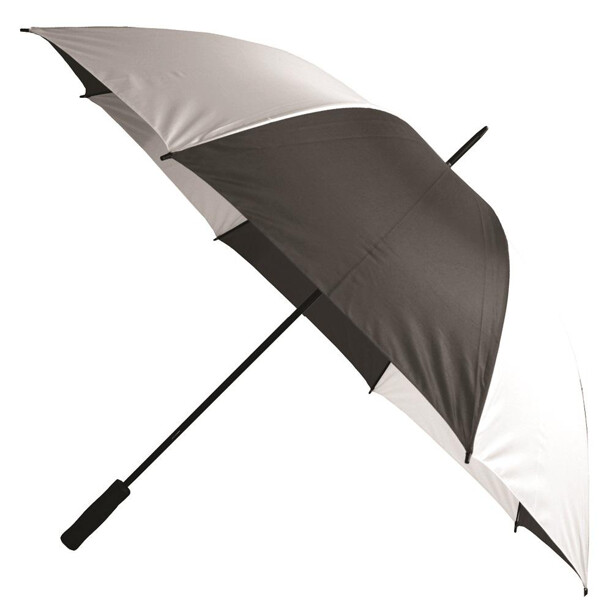 Firm Grip 60-Inch Golf Umbrella in Black & White
