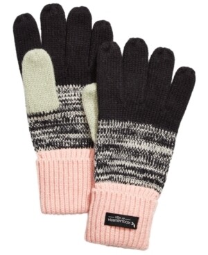 Koolaburra by Ugg Knit Color-Block Marled Gloves