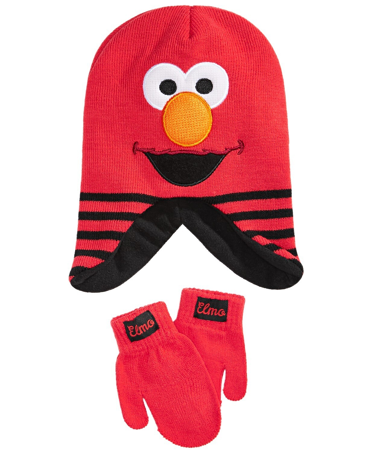 Sesame Street Toddler Boys & Girls 2-Pc. Elmo Hat & Mittens Set