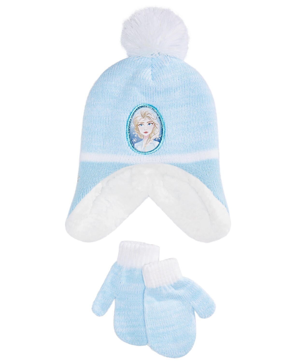 Frozen Toddler Girls 2-Pc. Elsa Hat & Mittens Set