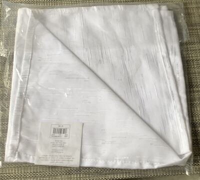 Bardwil Continental Collection 19" X 19" White Napkin