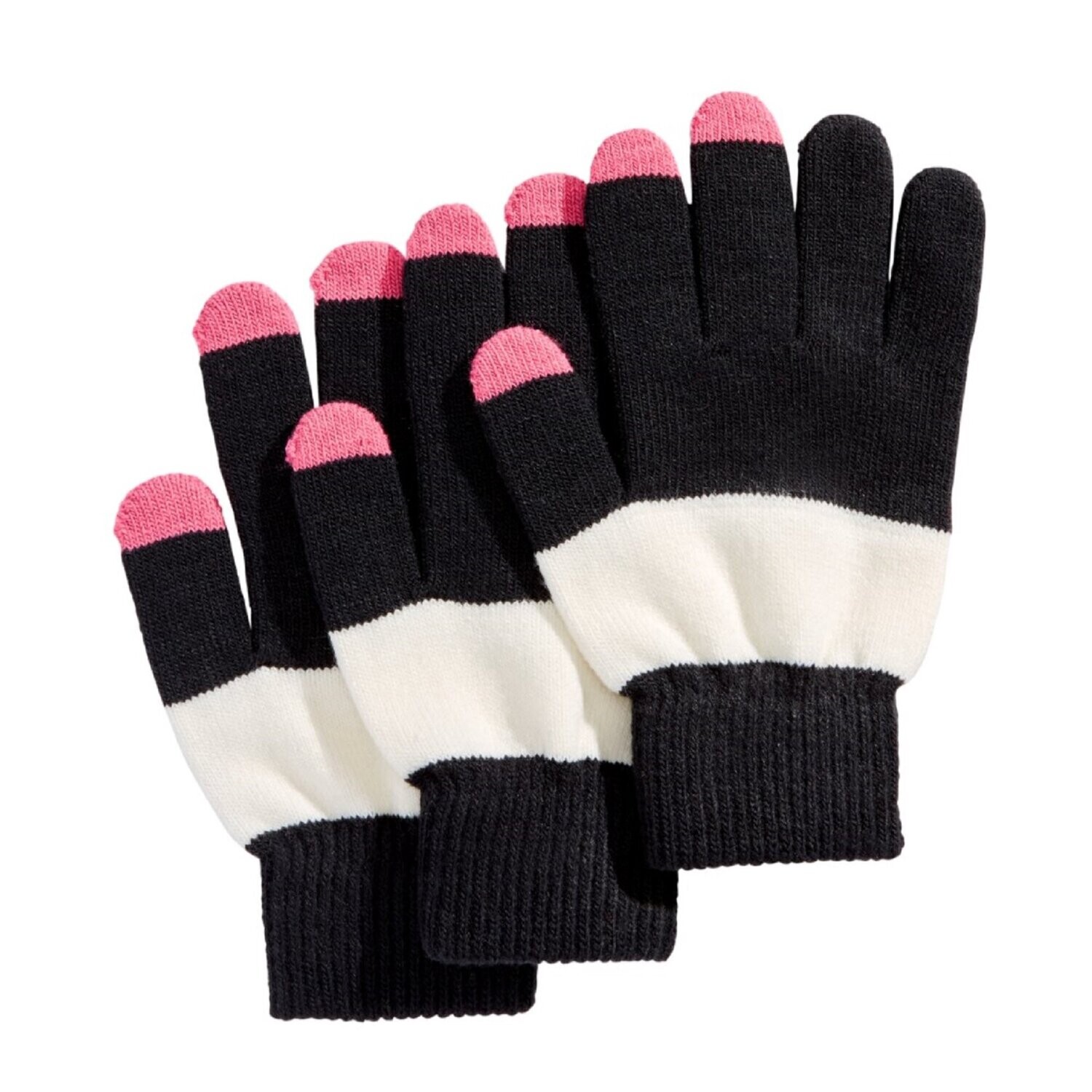 International Concepts Pair +1 Tech Glove Set Black One Size