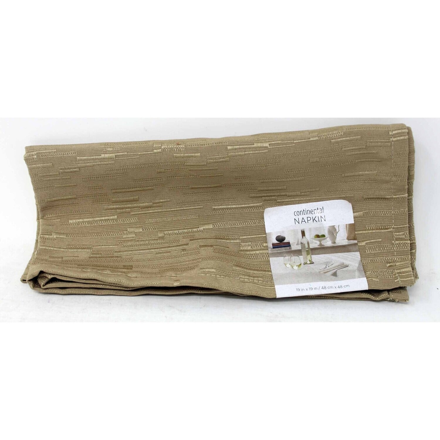 Bardwil Continental Collection 19" X 19" Taupe Napkin