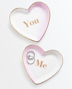 Martha Stewart Collection You &amp; Me Trinket Trays, Set of 2