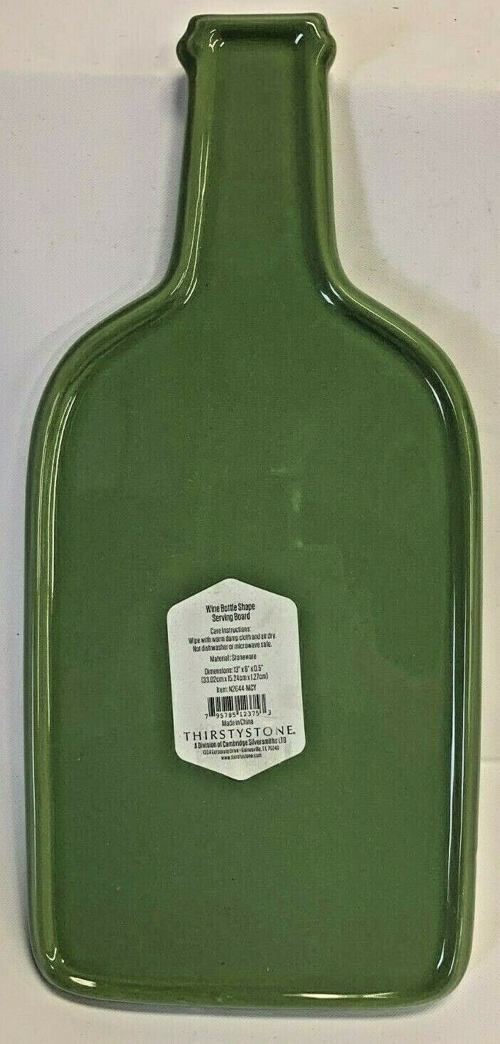 Thirstystone Ceramic Wine Bottle Serve Board