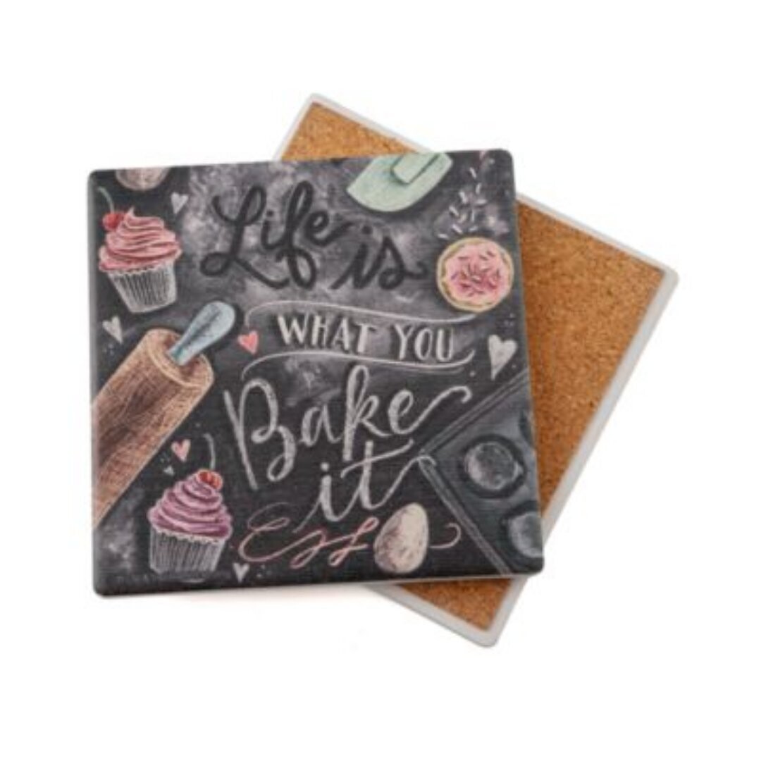Thirstystone Life Is What You Bake It Coaster Single