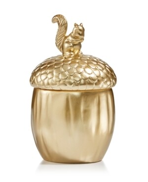 Martha Stewart Collection Harvest Gold Acorn Box