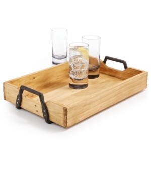 Home Essentials La Dolce Vita Wood Tray - Wood