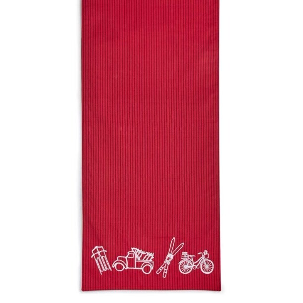 Martha Stewart Collection Icon Runner (Red 14″ X 72″)