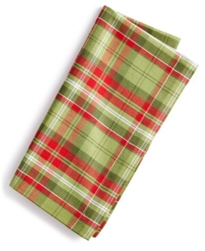 Split P Evergreen Plaid Napkin
