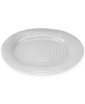 Portmeirion Sophie Conran Gray Oval Medium Platter