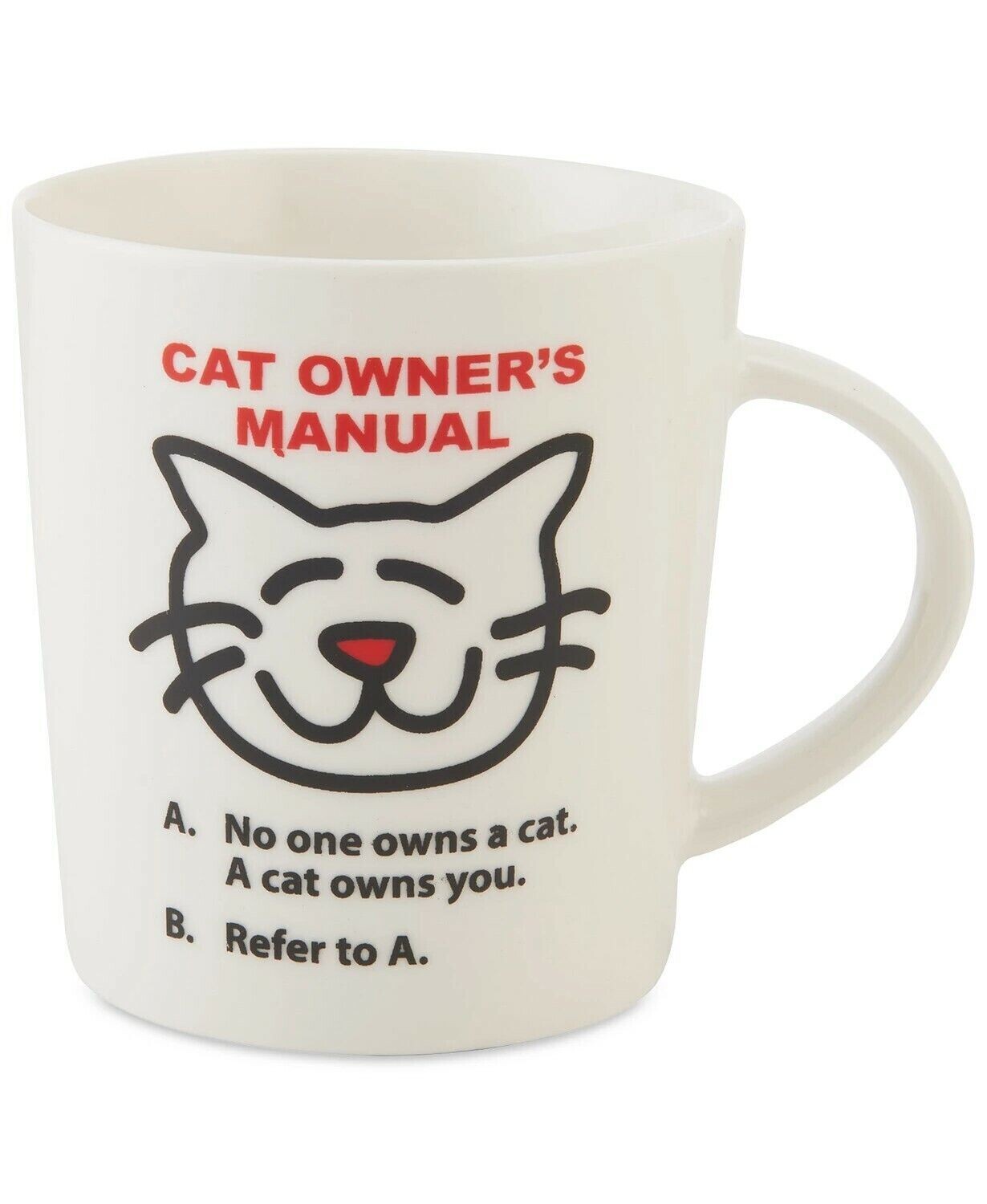 Pfaltzgraff Cat Owner's Manual Mug