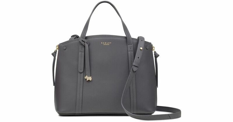 Radley London Ashwick Court Small Grab Multiway - Charcoal/Gold