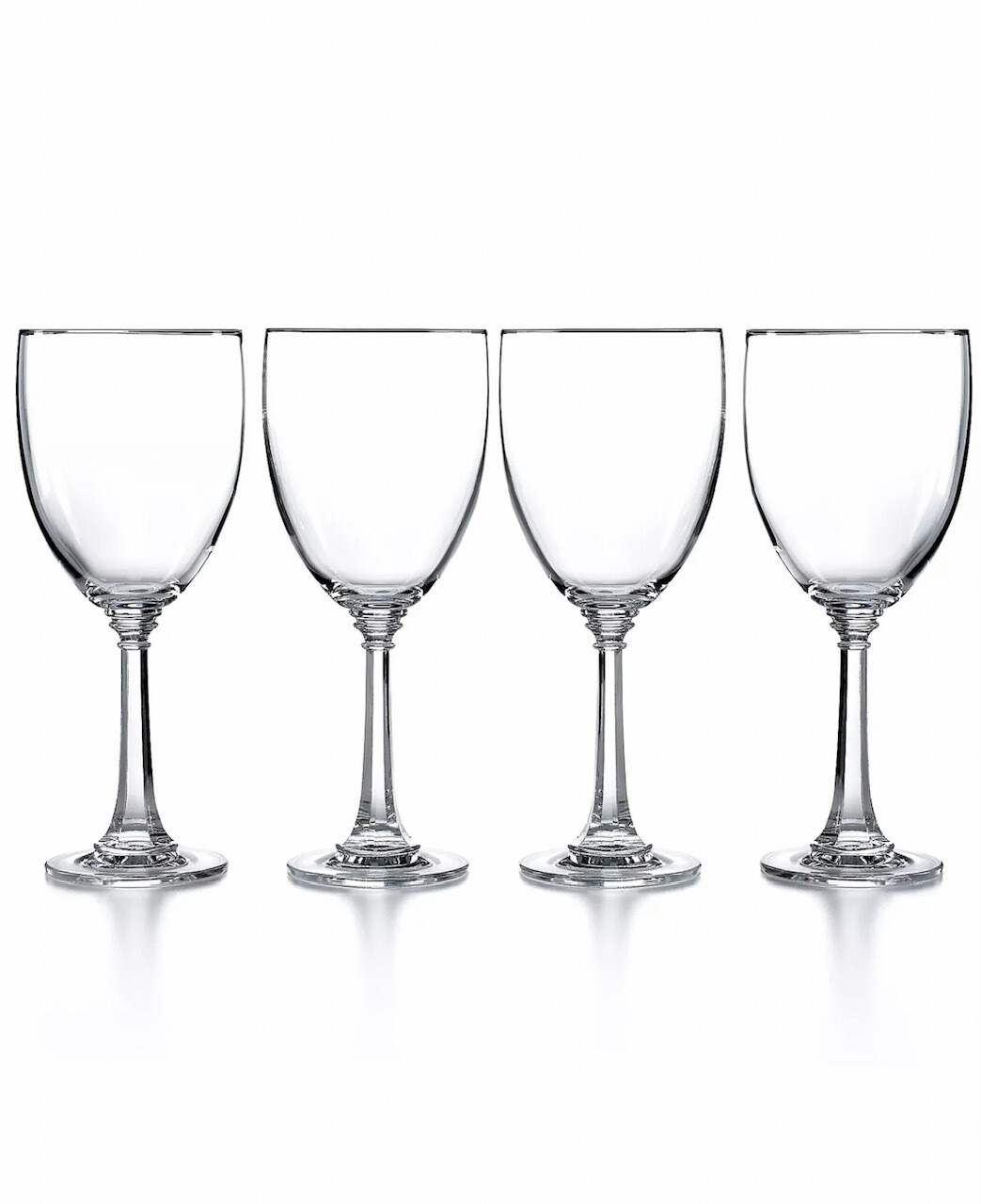 Martha Stewart Collection Glassware, Set of 4 Rhodes Goblets - 12 oz.