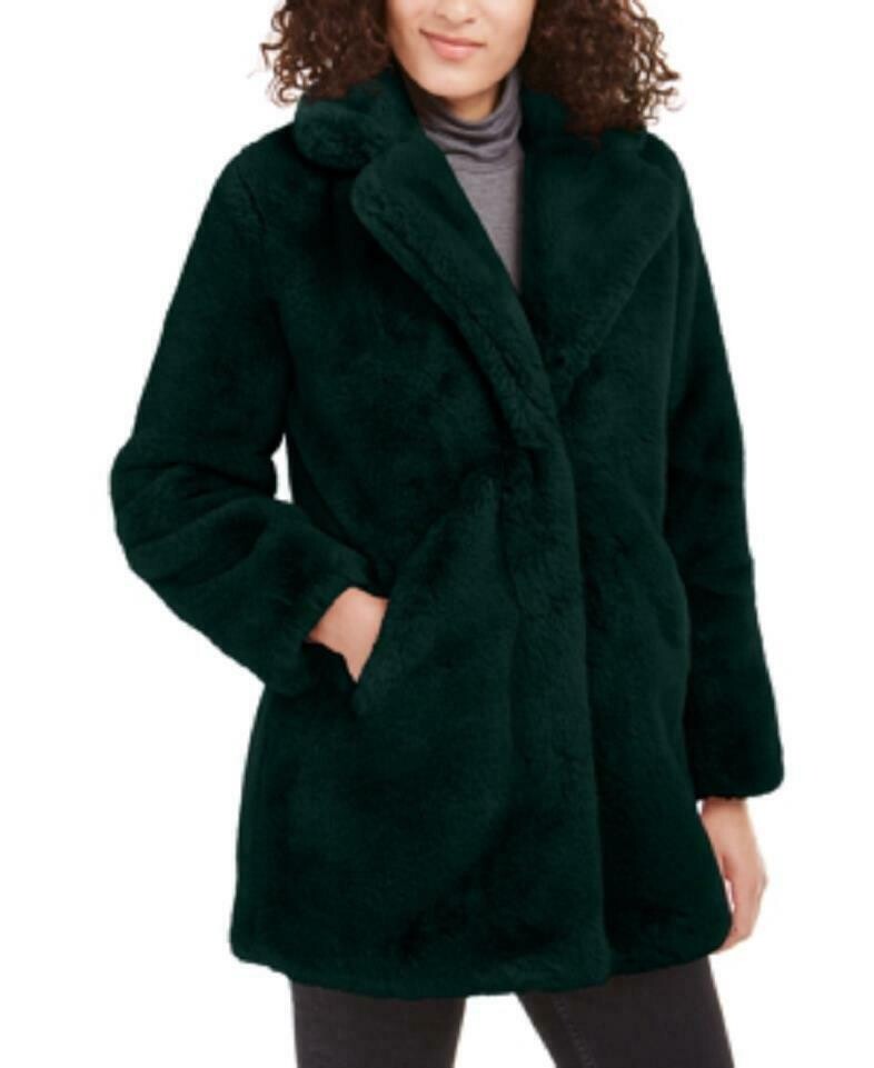 Apparis Eloise Faux Fur Coat EMERALD - Large