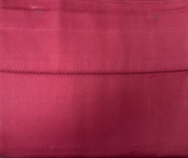Hotel Collection Twin Flat Sheet 100 Egyptian Burgundy