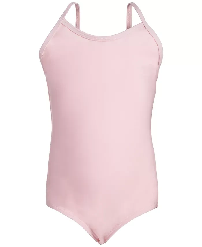 ID Ideology Toddler &amp; Little Girls Solid Swimsuit, Rose Shadow Size 2T