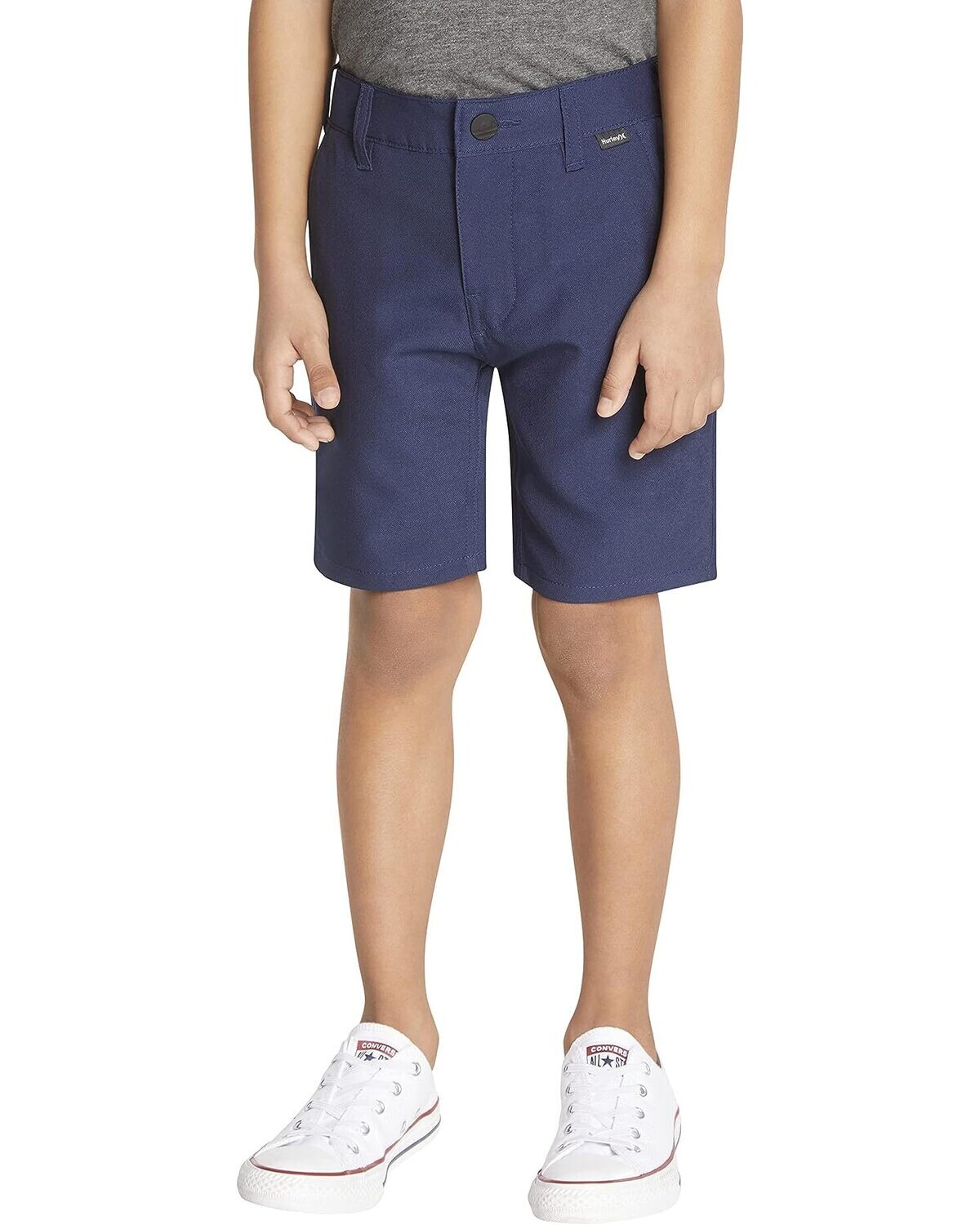 Hurley Kids Dri-FIT Chino Walkshorts (Little Kids) (Midnight Navy) Boy&#39;s Shorts - Size 6