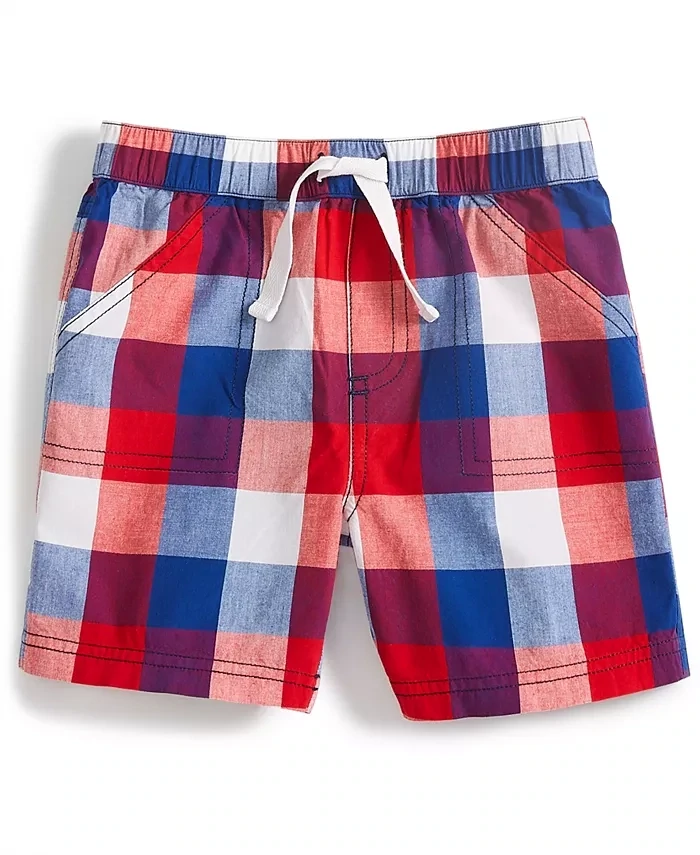 First Impressions Baby Boys Plaid Shorts Flag 18 Months