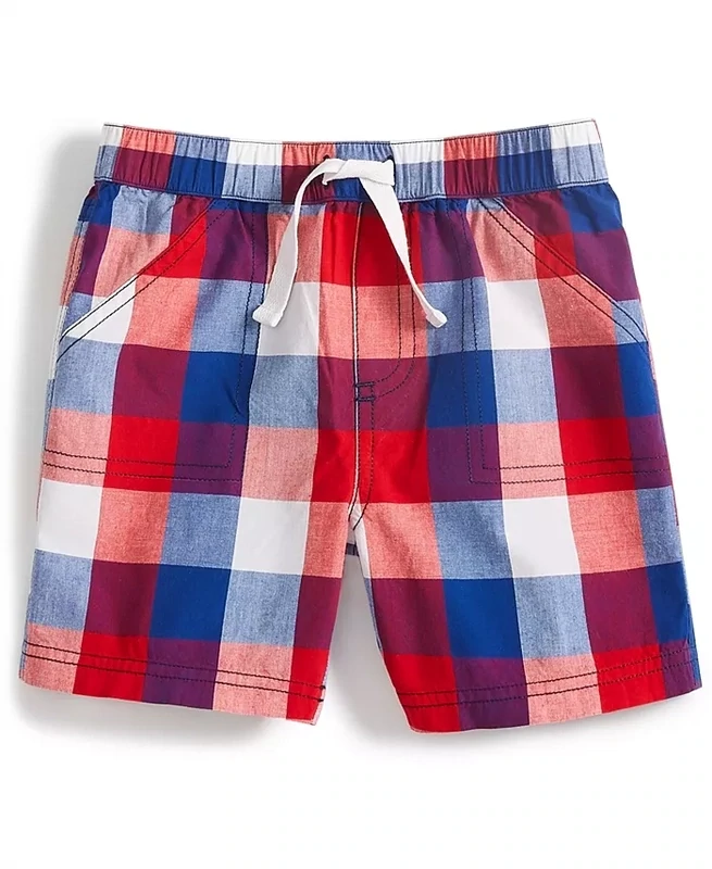 First Impressions Baby Boys Plaid Shorts Flag 18 Months