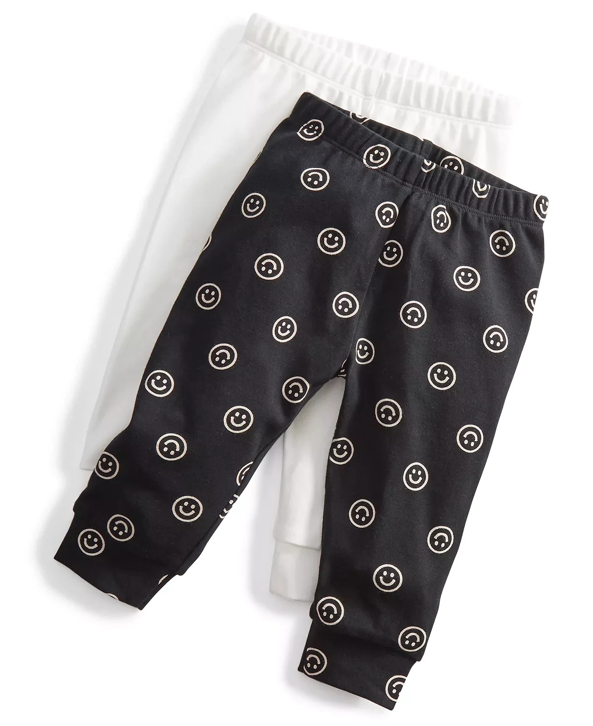 First Impressions Baby Boys &amp; Girls Smiley Splash Jogger Pants, Pack of 2 - 18 Months