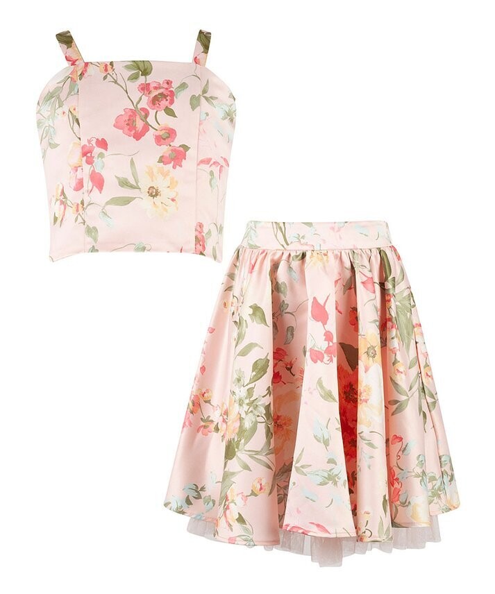 Speechless Big Girls 2-pc. Skirt Set, 14 , Pink