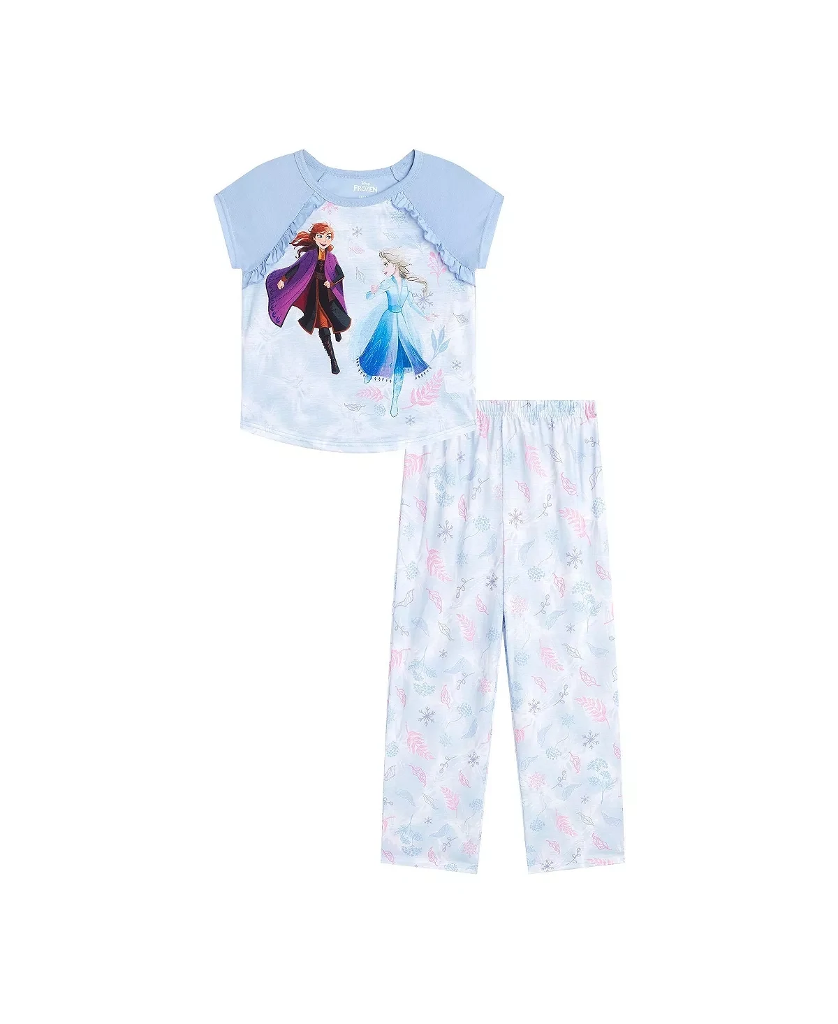 Frozen Big Girls Pajama 2 Piece Set - Size 10