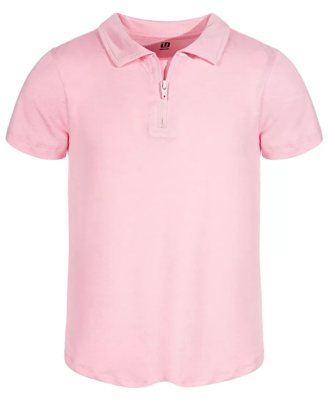 ID Ideology Big Girls Core Polo, Rose Shadow - Size Large