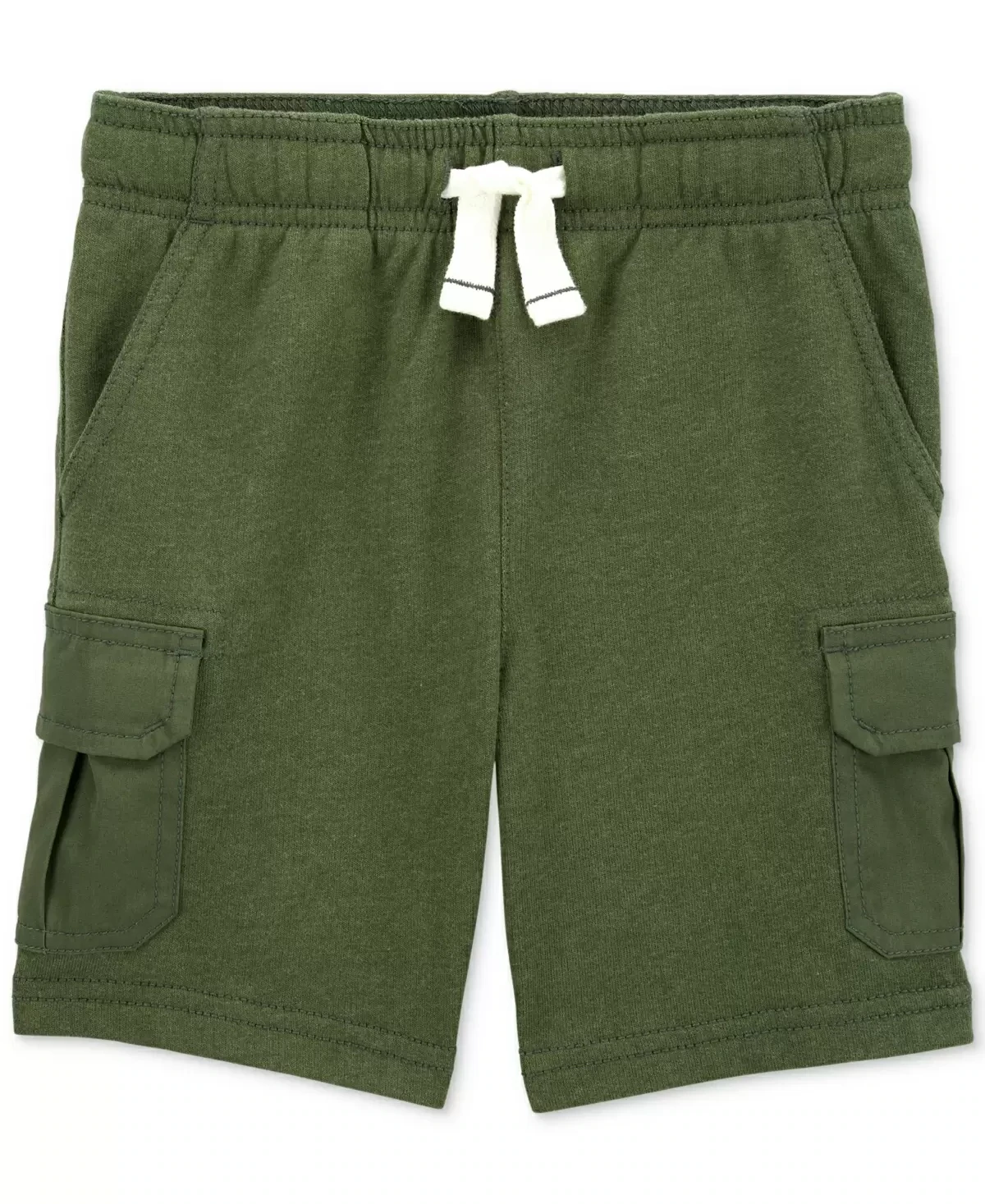 Carter's Toddler Boys Pull-on Knit Cargo Shorts, Green - Size  5T