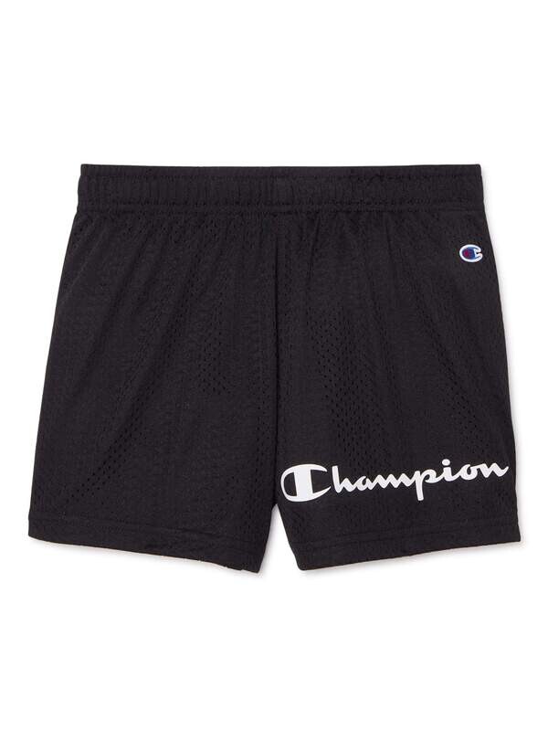 Champion Girls Essential Mesh Active Short, Sizes Large 7/16