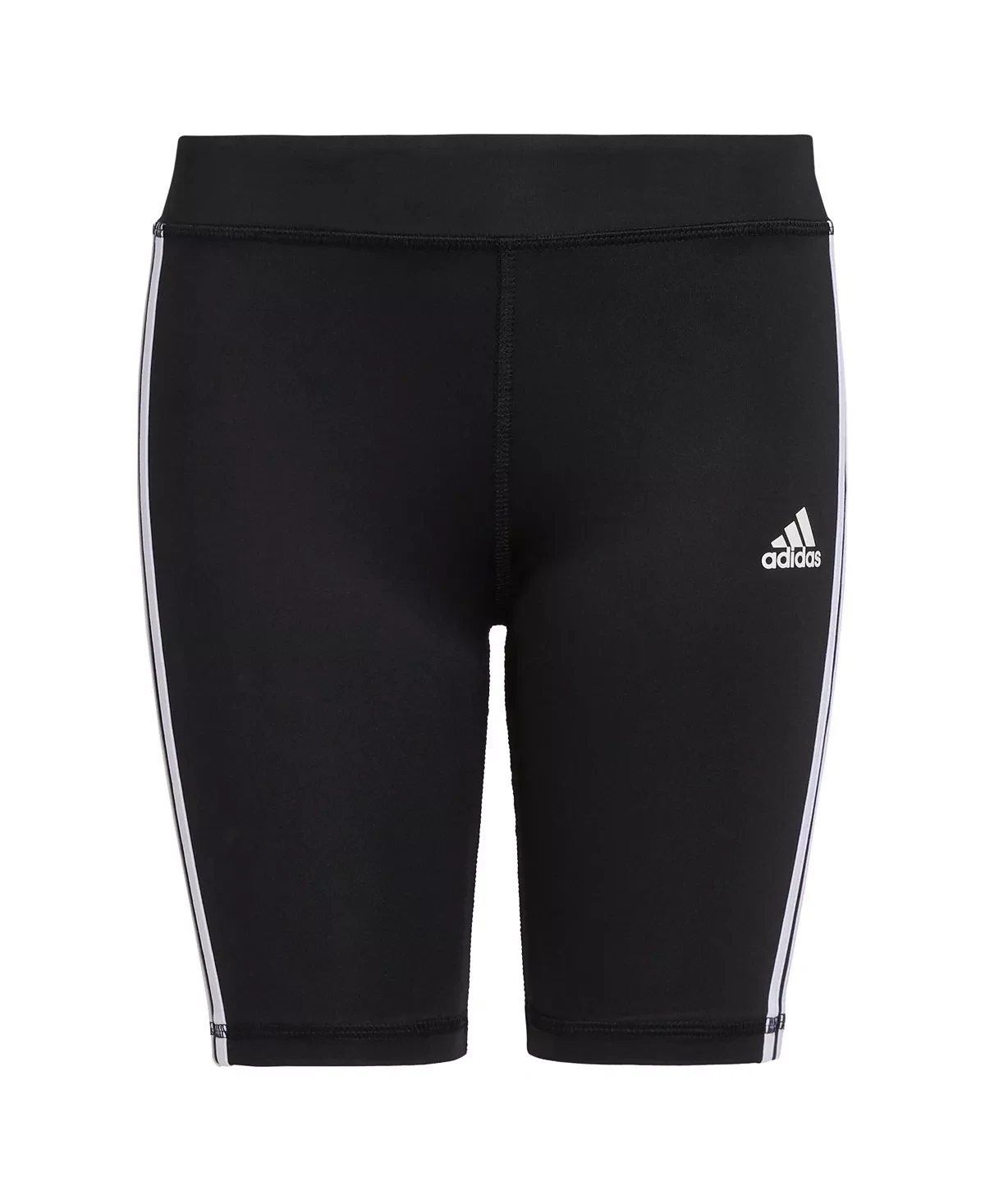 Adidas 3-Stripes Bike Shorts Black - Girls - Size M 10/12