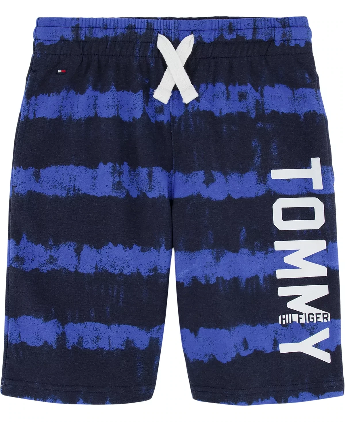 Tommy Hilfiger Little Boys Tie Dye Stripe Knit Shorts, Size 5
