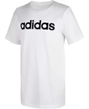 Adidas Big Boys Short Sleeve Linear Logo T-shirt, Size M 10/12