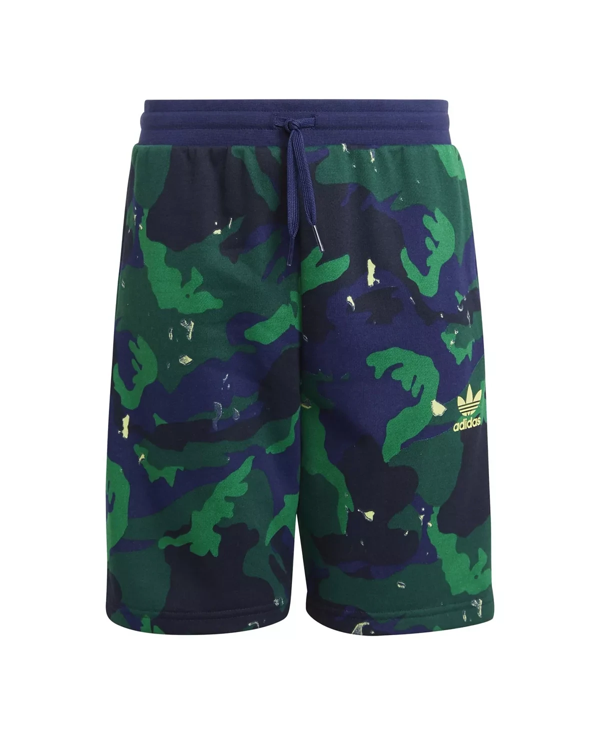 Adidas Big Boys All-Over Camo Print Shorts, Size Medium