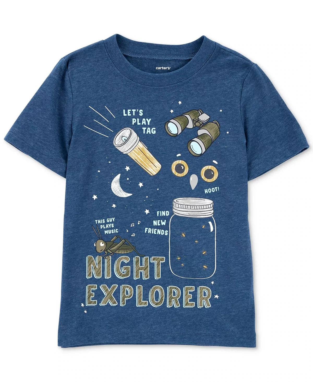 Carter&#39;s Toddler Boys Explorer-Graphic T-Shirt - Navy, Size 2T