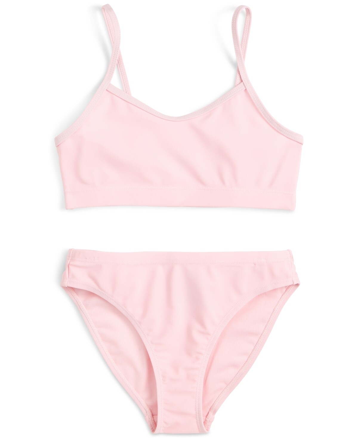 ID Ideology Big Girls Solid Bikini, Size Medium