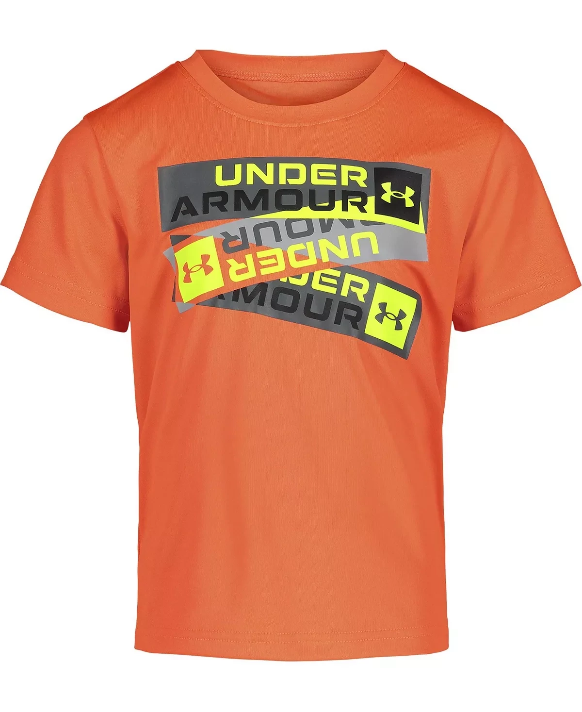 Little Boys Overlap Signature Short Sleeve T-shirt - Phoenix Fire - Size 5