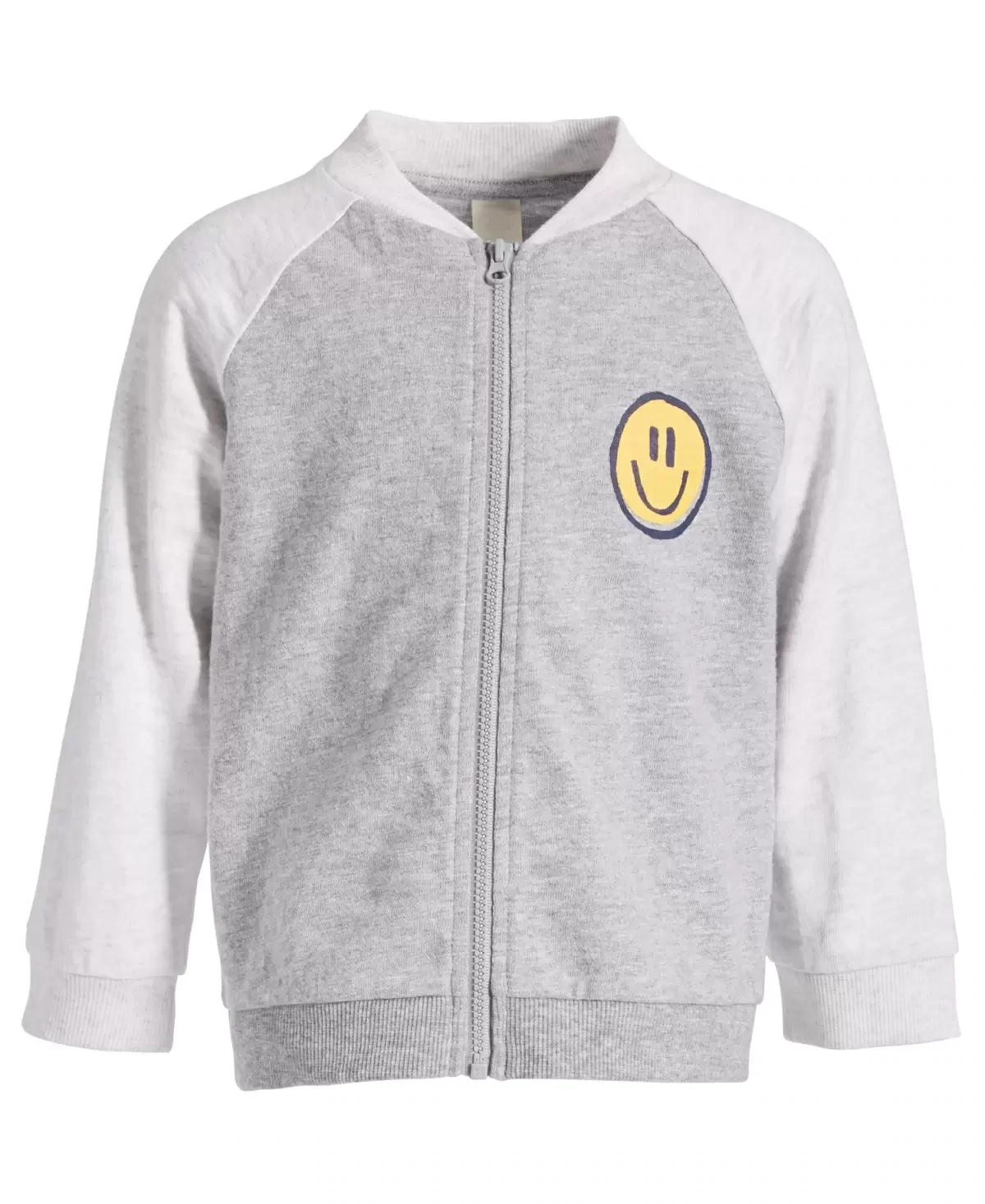 First Impressions Baby Boys Smile Full-Zip Jacket, Hthr Sterling - Size 24 Months