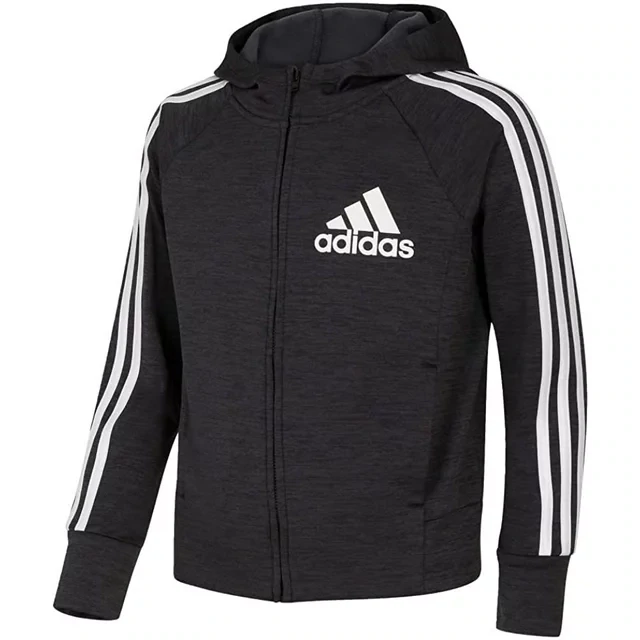 Adidas 3-Stripes Mélange Hooded Jacket Kids AP4534 Size X-Large