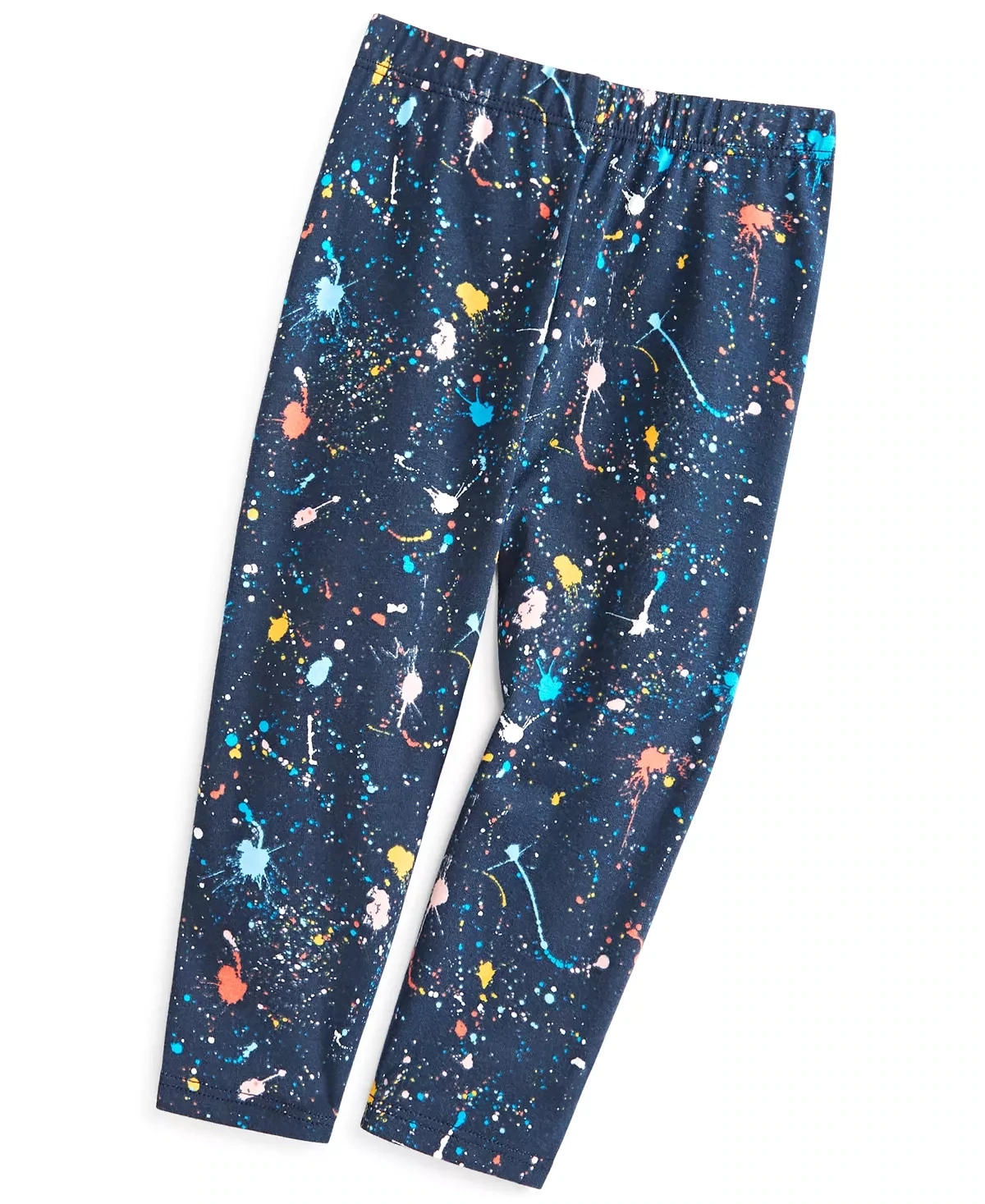 First Impressions Baby Girls Splatter-Print Leggings, Navy Nautical - Size 3/6 Months